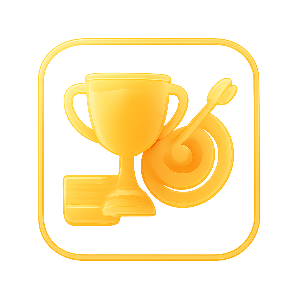 Icon representing BDG Win Update Notices with #cfbe23 themes.