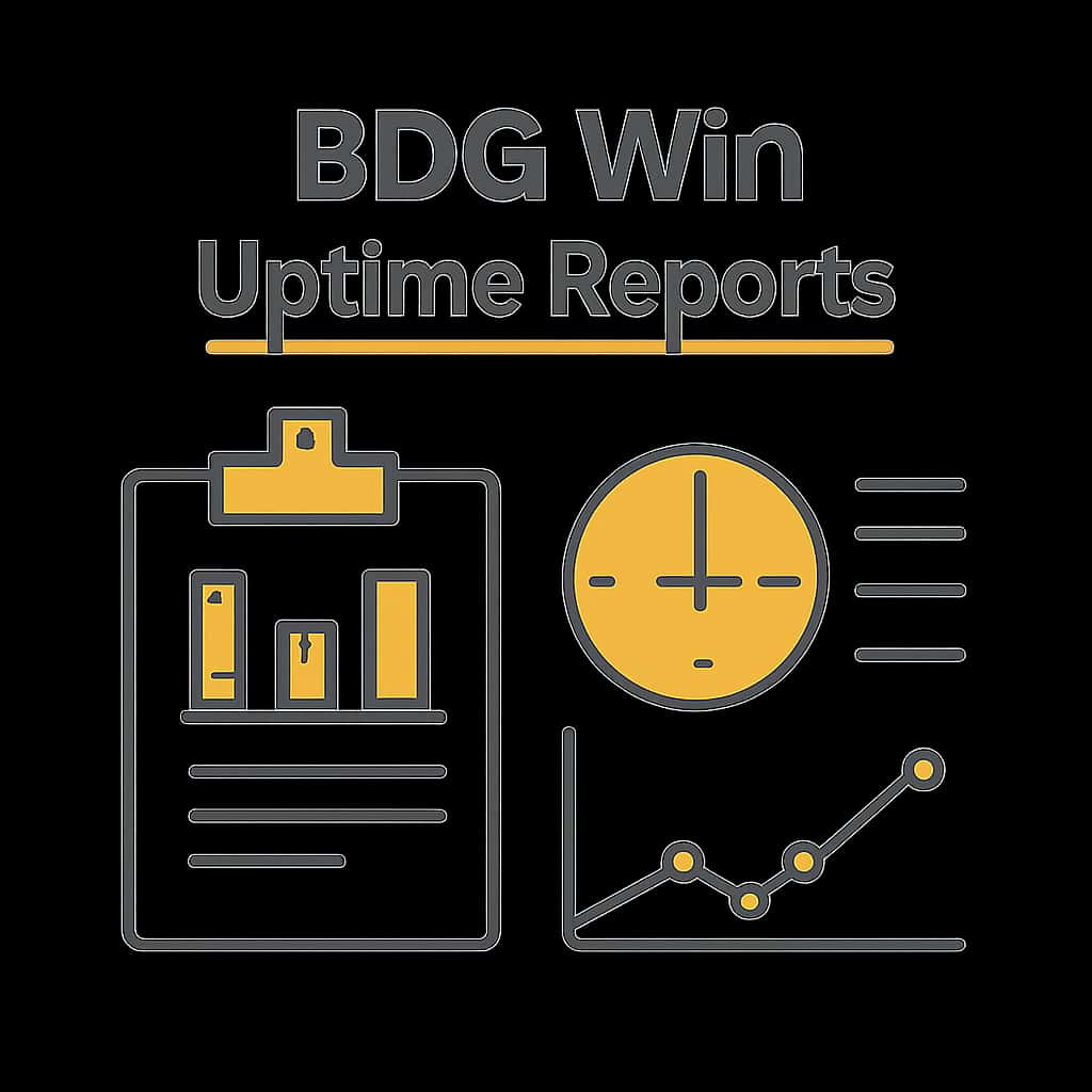 Illustration of BDG Win Uptime Report processes.