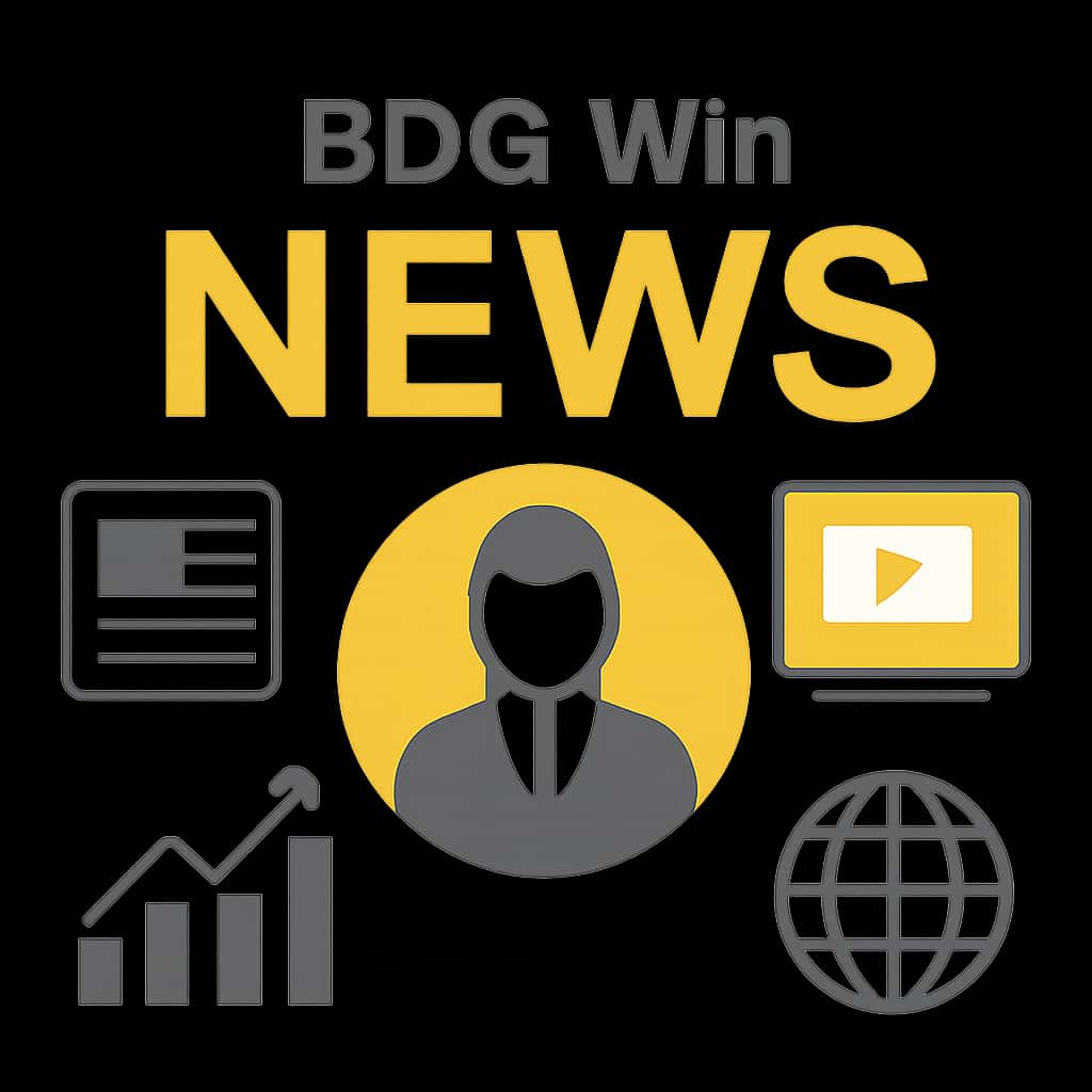 Illustration detailing BDG Win News section.