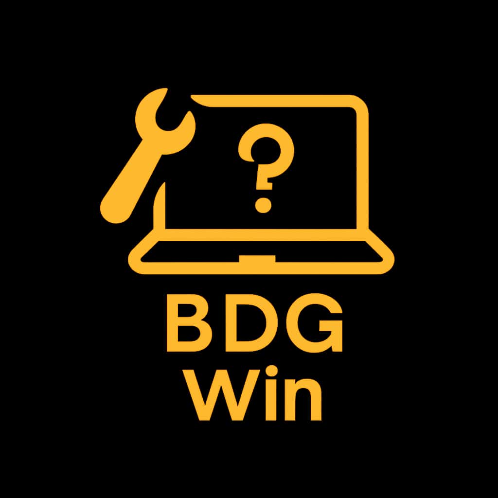 An icon representing troubleshooting for BDG Win.